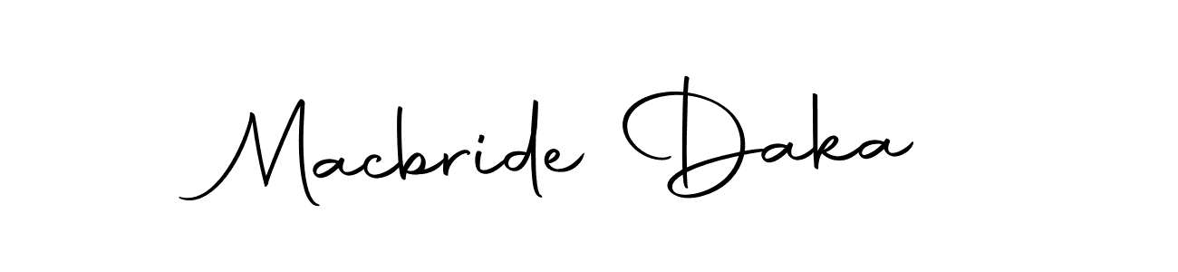 Once you've used our free online signature maker to create your best signature Autography-DOLnW style, it's time to enjoy all of the benefits that Macbride Daka name signing documents. Macbride Daka signature style 10 images and pictures png