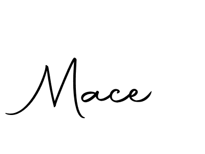 Design your own signature with our free online signature maker. With this signature software, you can create a handwritten (Autography-DOLnW) signature for name Mace. Mace signature style 10 images and pictures png