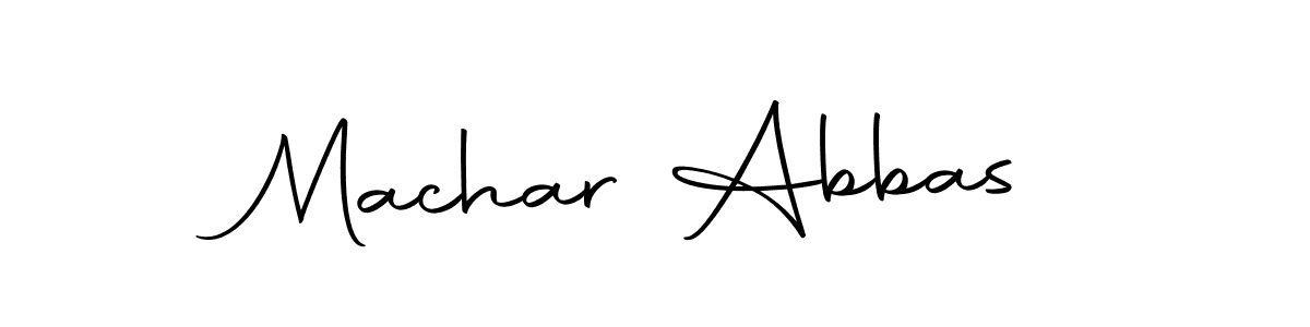How to make Machar Abbas name signature. Use Autography-DOLnW style for creating short signs online. This is the latest handwritten sign. Machar Abbas signature style 10 images and pictures png