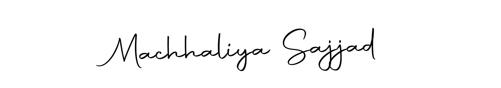 Autography-DOLnW is a professional signature style that is perfect for those who want to add a touch of class to their signature. It is also a great choice for those who want to make their signature more unique. Get Machhaliya Sajjad name to fancy signature for free. Machhaliya Sajjad signature style 10 images and pictures png