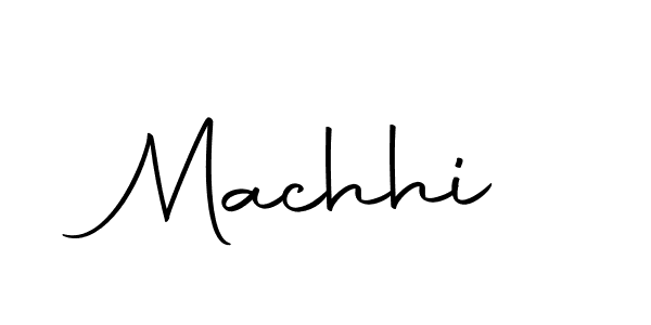 Design your own signature with our free online signature maker. With this signature software, you can create a handwritten (Autography-DOLnW) signature for name Machhi. Machhi signature style 10 images and pictures png