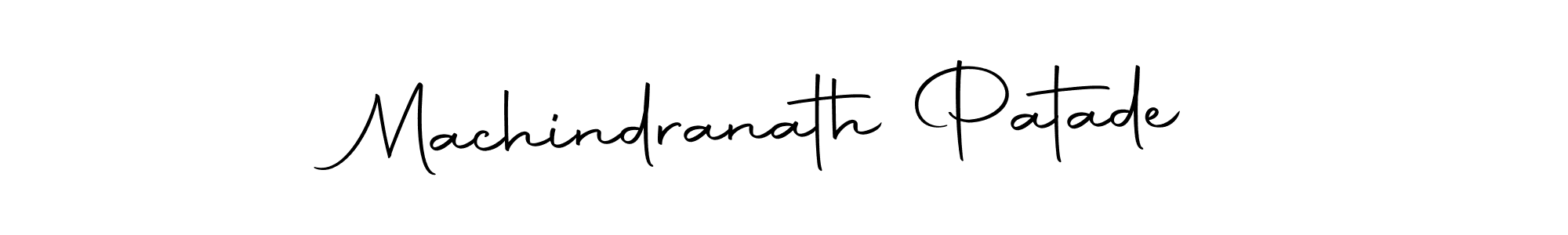 Create a beautiful signature design for name Machindranath Patade. With this signature (Autography-DOLnW) fonts, you can make a handwritten signature for free. Machindranath Patade signature style 10 images and pictures png