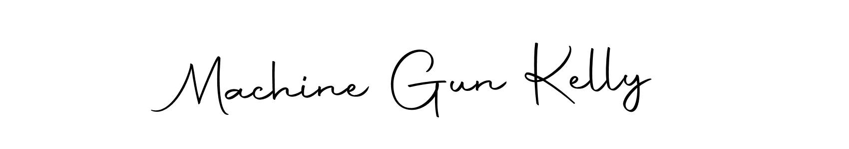 Create a beautiful signature design for name Machine Gun Kelly. With this signature (Autography-DOLnW) fonts, you can make a handwritten signature for free. Machine Gun Kelly signature style 10 images and pictures png