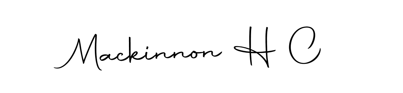 Create a beautiful signature design for name Mackinnon H C. With this signature (Autography-DOLnW) fonts, you can make a handwritten signature for free. Mackinnon H C signature style 10 images and pictures png