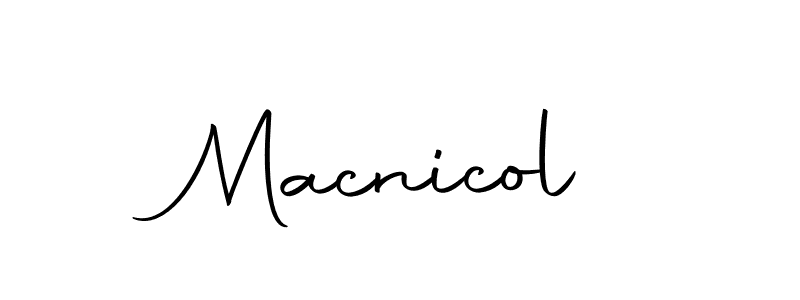 You should practise on your own different ways (Autography-DOLnW) to write your name (Macnicol) in signature. don't let someone else do it for you. Macnicol signature style 10 images and pictures png