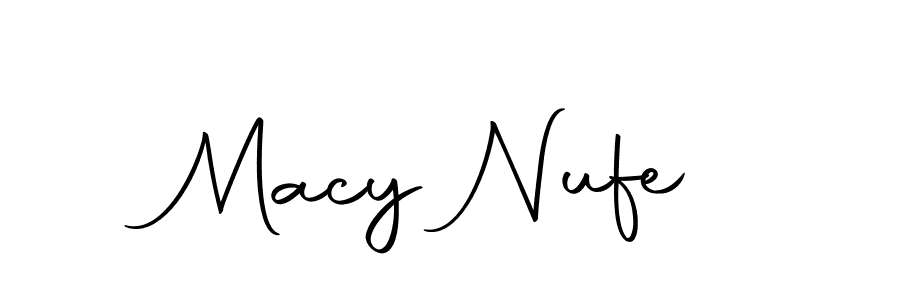 Here are the top 10 professional signature styles for the name Macy Nufe. These are the best autograph styles you can use for your name. Macy Nufe signature style 10 images and pictures png