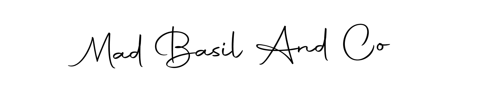 if you are searching for the best signature style for your name Mad Basil And Co. so please give up your signature search. here we have designed multiple signature styles  using Autography-DOLnW. Mad Basil And Co signature style 10 images and pictures png