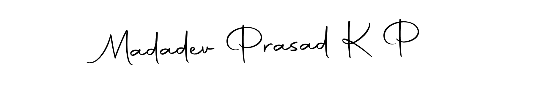 How to make Madadev Prasad K P signature? Autography-DOLnW is a professional autograph style. Create handwritten signature for Madadev Prasad K P name. Madadev Prasad K P signature style 10 images and pictures png