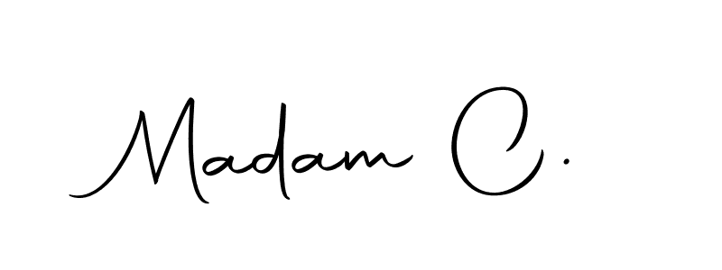 Madam C. stylish signature style. Best Handwritten Sign (Autography-DOLnW) for my name. Handwritten Signature Collection Ideas for my name Madam C.. Madam C. signature style 10 images and pictures png
