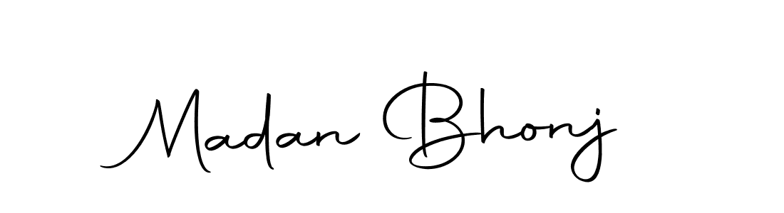 How to make Madan Bhonj name signature. Use Autography-DOLnW style for creating short signs online. This is the latest handwritten sign. Madan Bhonj signature style 10 images and pictures png