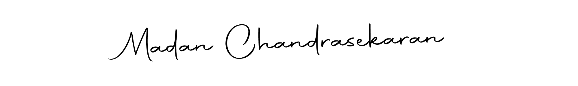 Make a short Madan Chandrasekaran signature style. Manage your documents anywhere anytime using Autography-DOLnW. Create and add eSignatures, submit forms, share and send files easily. Madan Chandrasekaran signature style 10 images and pictures png