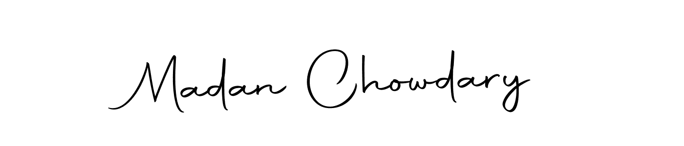 You can use this online signature creator to create a handwritten signature for the name Madan Chowdary. This is the best online autograph maker. Madan Chowdary signature style 10 images and pictures png