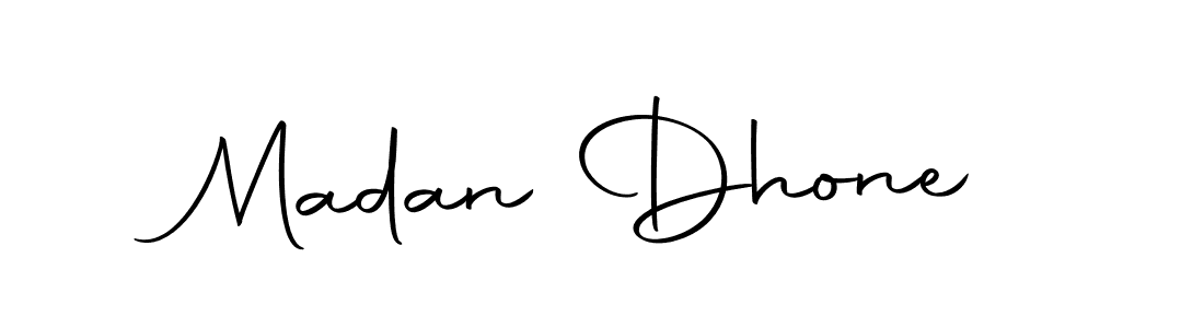 Use a signature maker to create a handwritten signature online. With this signature software, you can design (Autography-DOLnW) your own signature for name Madan Dhone. Madan Dhone signature style 10 images and pictures png