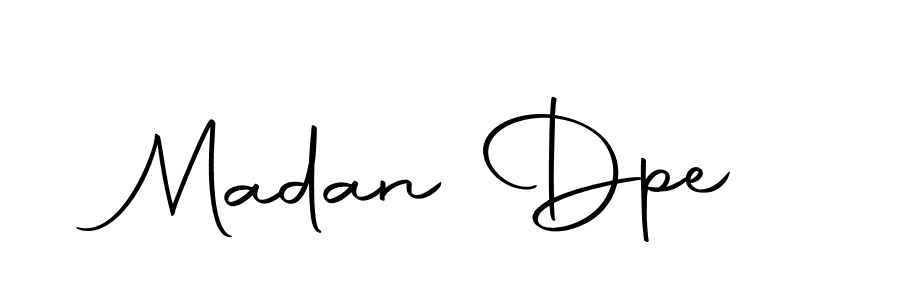 Make a beautiful signature design for name Madan Dpe. Use this online signature maker to create a handwritten signature for free. Madan Dpe signature style 10 images and pictures png