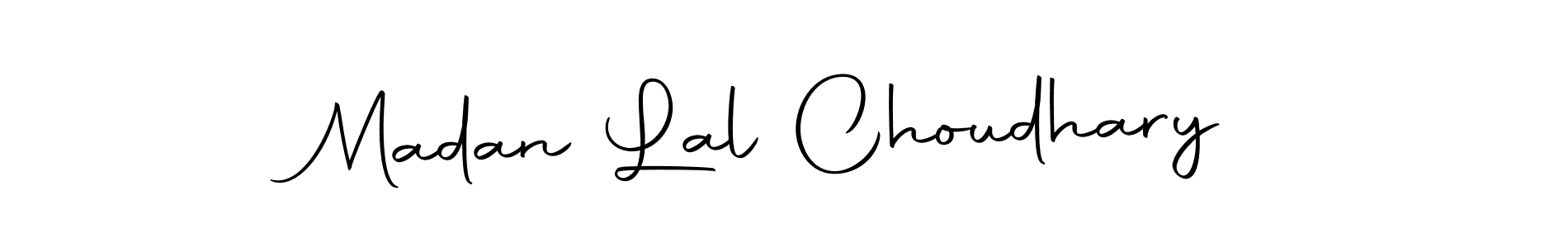 Make a short Madan Lal Choudhary signature style. Manage your documents anywhere anytime using Autography-DOLnW. Create and add eSignatures, submit forms, share and send files easily. Madan Lal Choudhary signature style 10 images and pictures png