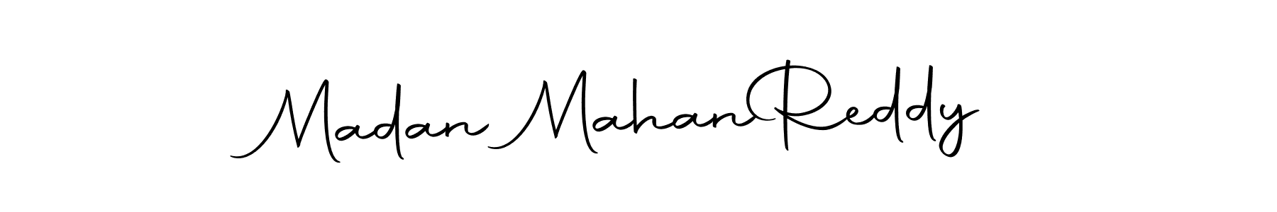 You should practise on your own different ways (Autography-DOLnW) to write your name (Madan Mahan  Reddy) in signature. don't let someone else do it for you. Madan Mahan  Reddy signature style 10 images and pictures png