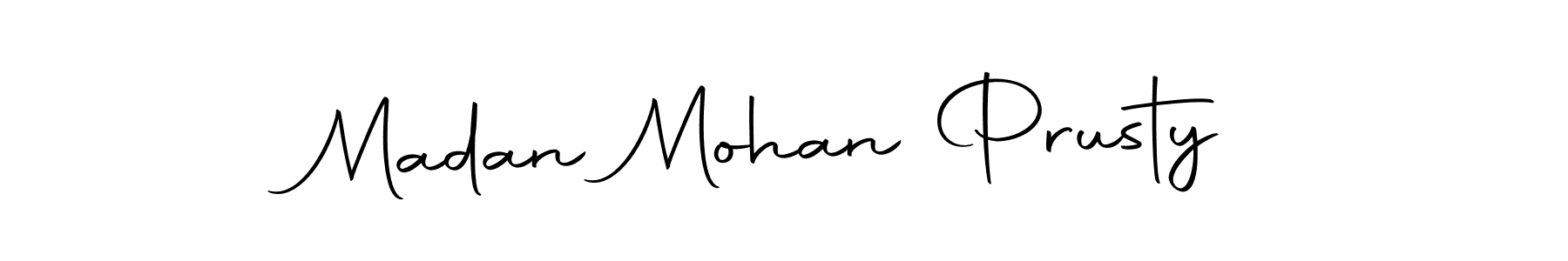 Make a beautiful signature design for name Madan Mohan Prusty. With this signature (Autography-DOLnW) style, you can create a handwritten signature for free. Madan Mohan Prusty signature style 10 images and pictures png