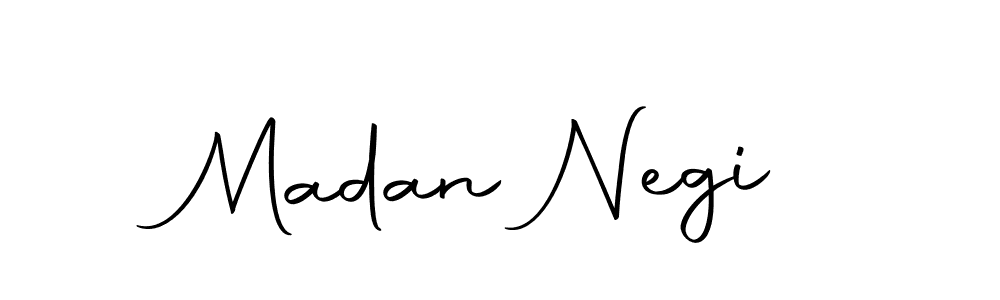 Design your own signature with our free online signature maker. With this signature software, you can create a handwritten (Autography-DOLnW) signature for name Madan Negi. Madan Negi signature style 10 images and pictures png