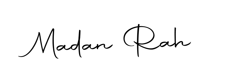 Make a beautiful signature design for name Madan Rah. With this signature (Autography-DOLnW) style, you can create a handwritten signature for free. Madan Rah signature style 10 images and pictures png
