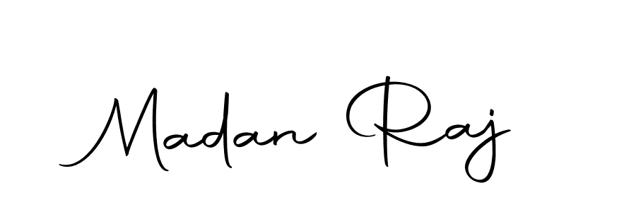 Create a beautiful signature design for name Madan Raj. With this signature (Autography-DOLnW) fonts, you can make a handwritten signature for free. Madan Raj signature style 10 images and pictures png