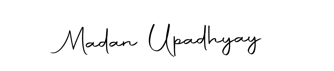 Make a beautiful signature design for name Madan Upadhyay. With this signature (Autography-DOLnW) style, you can create a handwritten signature for free. Madan Upadhyay signature style 10 images and pictures png