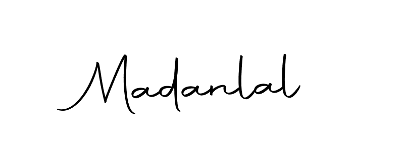 Create a beautiful signature design for name Madanlal. With this signature (Autography-DOLnW) fonts, you can make a handwritten signature for free. Madanlal signature style 10 images and pictures png