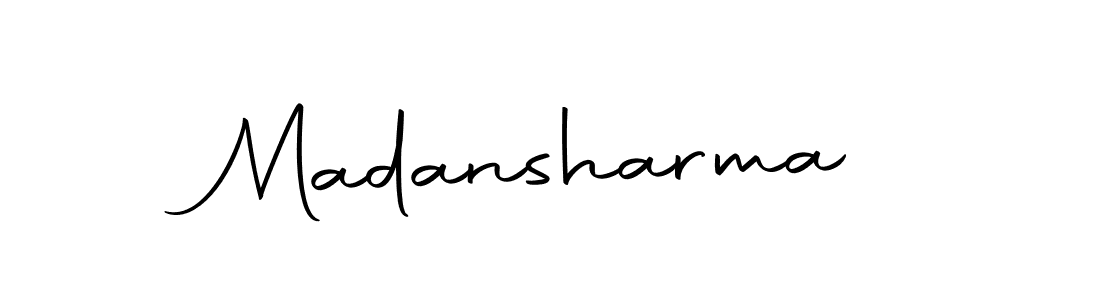 Design your own signature with our free online signature maker. With this signature software, you can create a handwritten (Autography-DOLnW) signature for name Madansharma. Madansharma signature style 10 images and pictures png