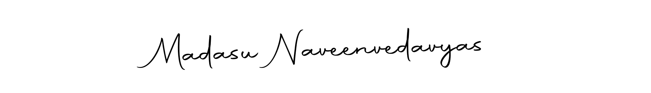 It looks lik you need a new signature style for name Madasu Naveenvedavyas. Design unique handwritten (Autography-DOLnW) signature with our free signature maker in just a few clicks. Madasu Naveenvedavyas signature style 10 images and pictures png