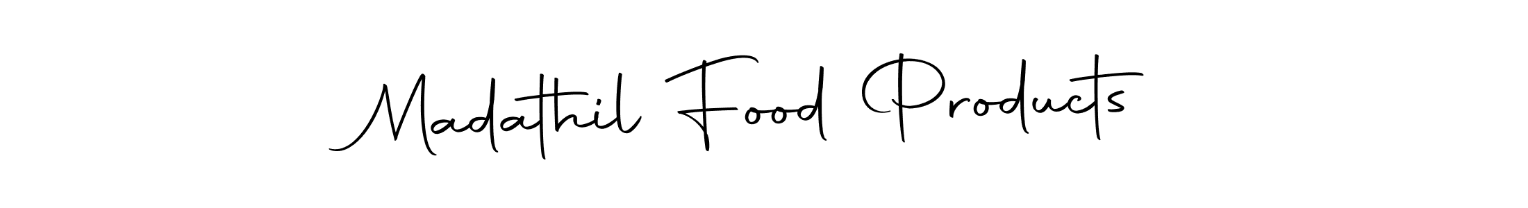 Make a beautiful signature design for name Madathil Food Products. With this signature (Autography-DOLnW) style, you can create a handwritten signature for free. Madathil Food Products signature style 10 images and pictures png
