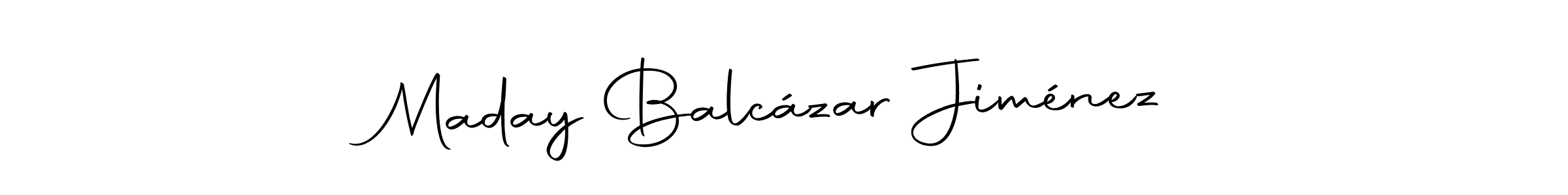 This is the best signature style for the Maday Balcázar Jiménez name. Also you like these signature font (Autography-DOLnW). Mix name signature. Maday Balcázar Jiménez signature style 10 images and pictures png