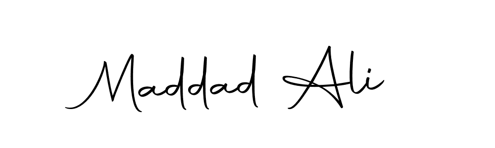 The best way (Autography-DOLnW) to make a short signature is to pick only two or three words in your name. The name Maddad Ali include a total of six letters. For converting this name. Maddad Ali signature style 10 images and pictures png