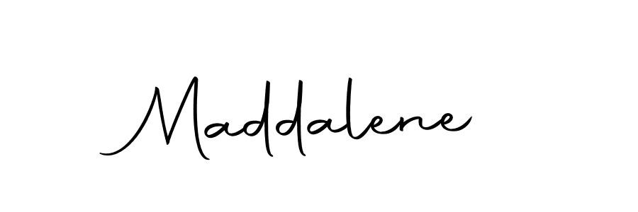 Maddalene stylish signature style. Best Handwritten Sign (Autography-DOLnW) for my name. Handwritten Signature Collection Ideas for my name Maddalene. Maddalene signature style 10 images and pictures png