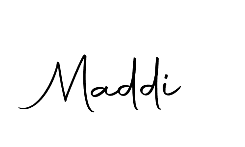 Make a beautiful signature design for name Maddi. Use this online signature maker to create a handwritten signature for free. Maddi signature style 10 images and pictures png