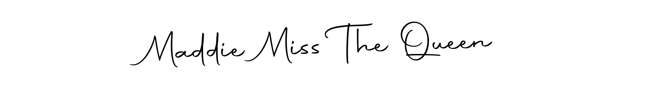 Here are the top 10 professional signature styles for the name Maddie Miss The Queen. These are the best autograph styles you can use for your name. Maddie Miss The Queen signature style 10 images and pictures png
