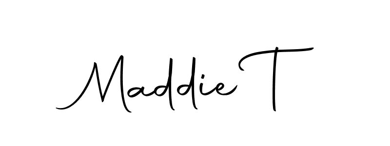 Make a beautiful signature design for name Maddie T. Use this online signature maker to create a handwritten signature for free. Maddie T signature style 10 images and pictures png