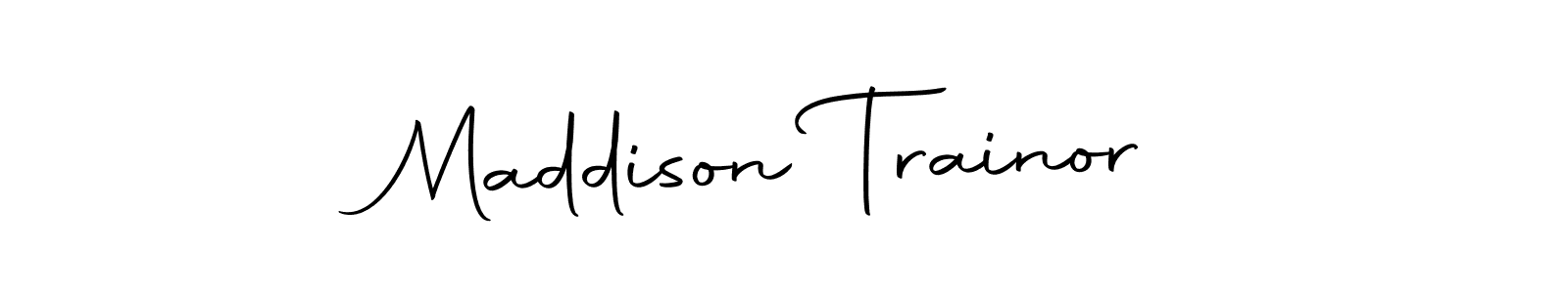 This is the best signature style for the Maddison Trainor name. Also you like these signature font (Autography-DOLnW). Mix name signature. Maddison Trainor signature style 10 images and pictures png