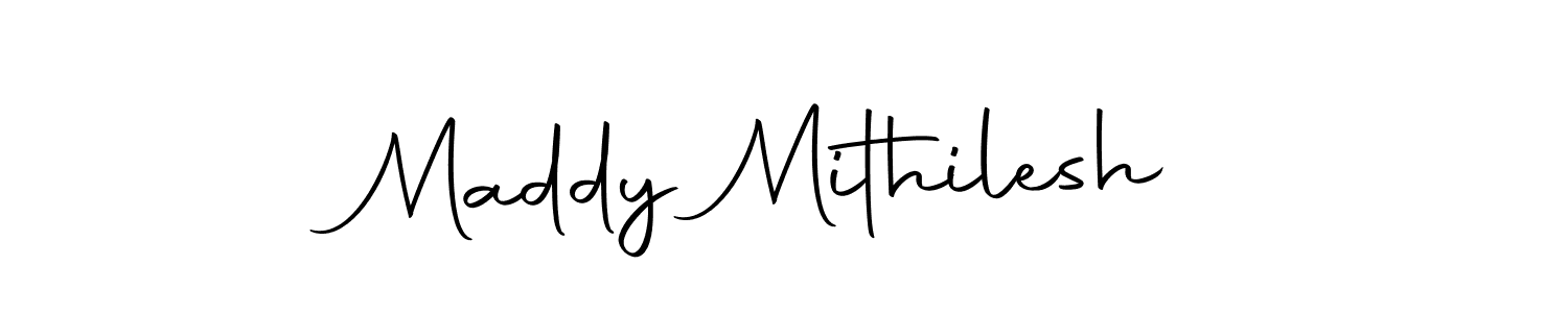 You should practise on your own different ways (Autography-DOLnW) to write your name (Maddy Mithilesh) in signature. don't let someone else do it for you. Maddy Mithilesh signature style 10 images and pictures png