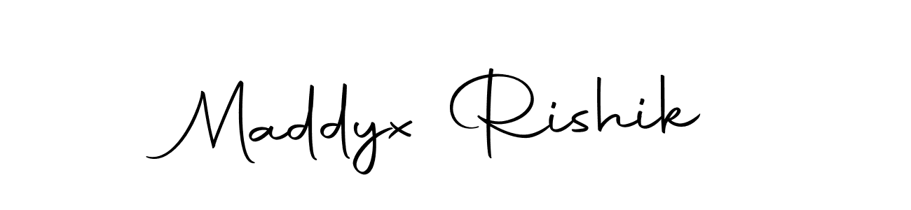 This is the best signature style for the Maddyx Rishik name. Also you like these signature font (Autography-DOLnW). Mix name signature. Maddyx Rishik signature style 10 images and pictures png