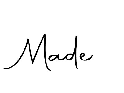 This is the best signature style for the Made name. Also you like these signature font (Autography-DOLnW). Mix name signature. Made signature style 10 images and pictures png