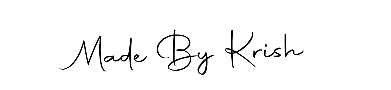 The best way (Autography-DOLnW) to make a short signature is to pick only two or three words in your name. The name Made By Krish include a total of six letters. For converting this name. Made By Krish signature style 10 images and pictures png