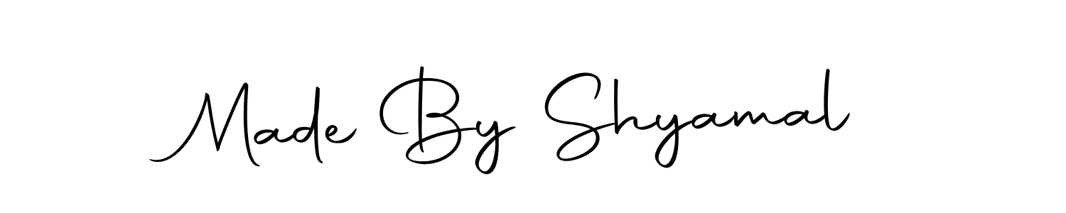 This is the best signature style for the Made By Shyamal name. Also you like these signature font (Autography-DOLnW). Mix name signature. Made By Shyamal signature style 10 images and pictures png