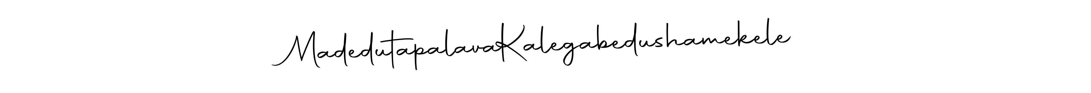You can use this online signature creator to create a handwritten signature for the name Madedutapalava  Kalegabedushamekele. This is the best online autograph maker. Madedutapalava  Kalegabedushamekele signature style 10 images and pictures png
