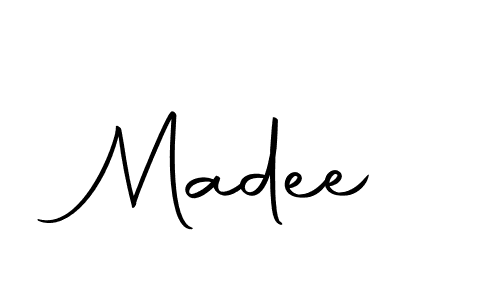 How to make Madee signature? Autography-DOLnW is a professional autograph style. Create handwritten signature for Madee name. Madee signature style 10 images and pictures png