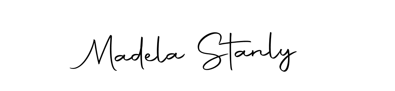 Also we have Madela Stanly name is the best signature style. Create professional handwritten signature collection using Autography-DOLnW autograph style. Madela Stanly signature style 10 images and pictures png