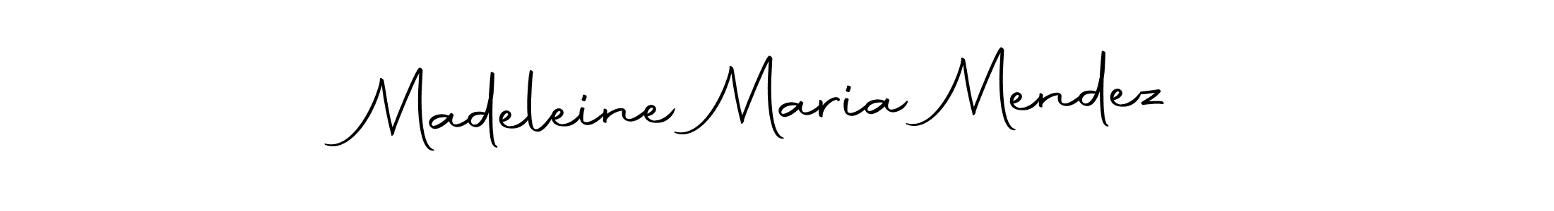 This is the best signature style for the Madeleine Maria Mendez name. Also you like these signature font (Autography-DOLnW). Mix name signature. Madeleine Maria Mendez signature style 10 images and pictures png