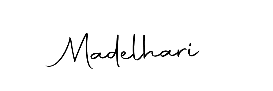 You should practise on your own different ways (Autography-DOLnW) to write your name (Madelhari) in signature. don't let someone else do it for you. Madelhari signature style 10 images and pictures png