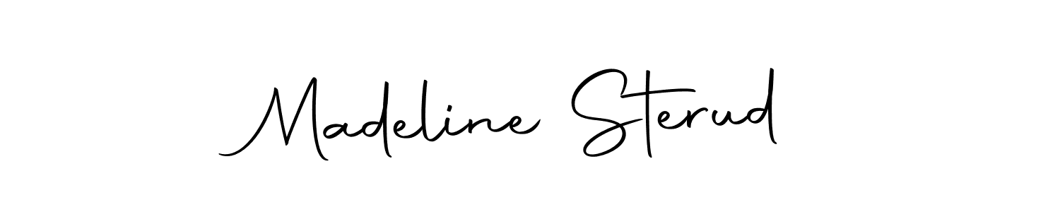 Make a short Madeline Sterud signature style. Manage your documents anywhere anytime using Autography-DOLnW. Create and add eSignatures, submit forms, share and send files easily. Madeline Sterud signature style 10 images and pictures png