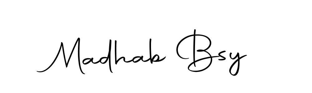Similarly Autography-DOLnW is the best handwritten signature design. Signature creator online .You can use it as an online autograph creator for name Madhab Bsy. Madhab Bsy signature style 10 images and pictures png