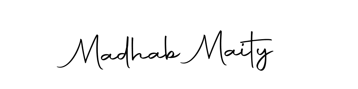 Use a signature maker to create a handwritten signature online. With this signature software, you can design (Autography-DOLnW) your own signature for name Madhab Maity. Madhab Maity signature style 10 images and pictures png