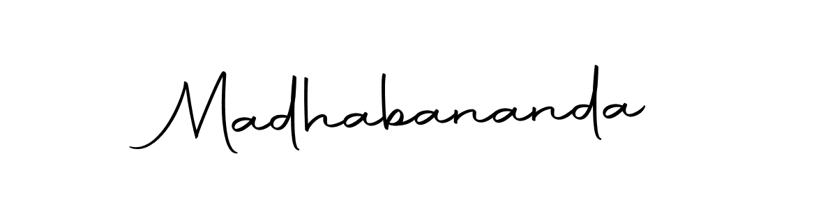 How to make Madhabananda signature? Autography-DOLnW is a professional autograph style. Create handwritten signature for Madhabananda name. Madhabananda signature style 10 images and pictures png